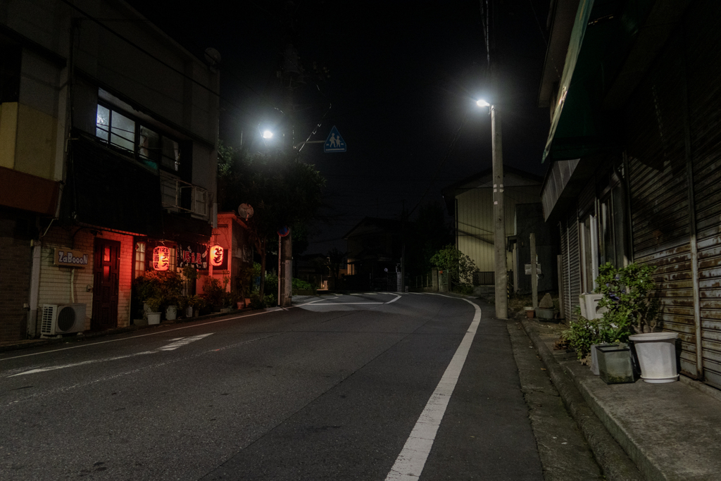 裏通りの赤ちょうちん