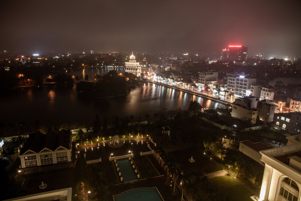 部屋から夜景　その1