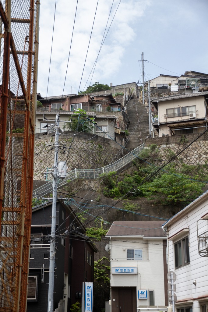 両城200階段