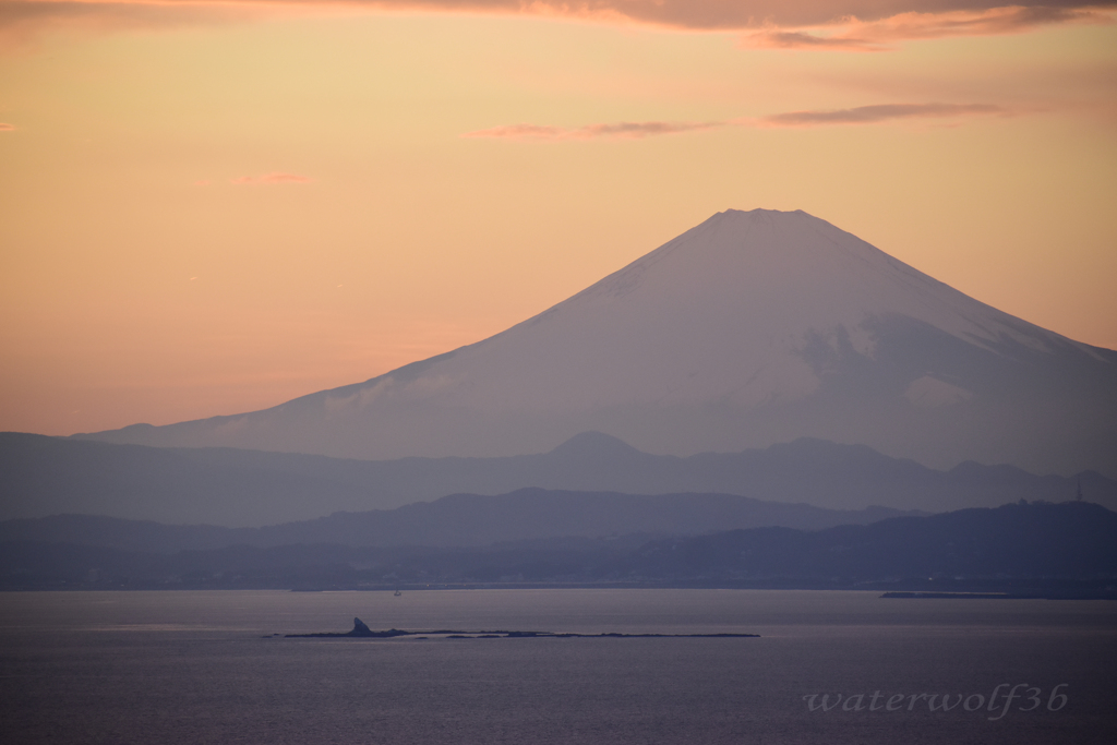 夕富士