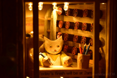 猫とねずみのはんこ屋さん（猫）