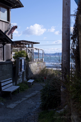 海に抜ける道