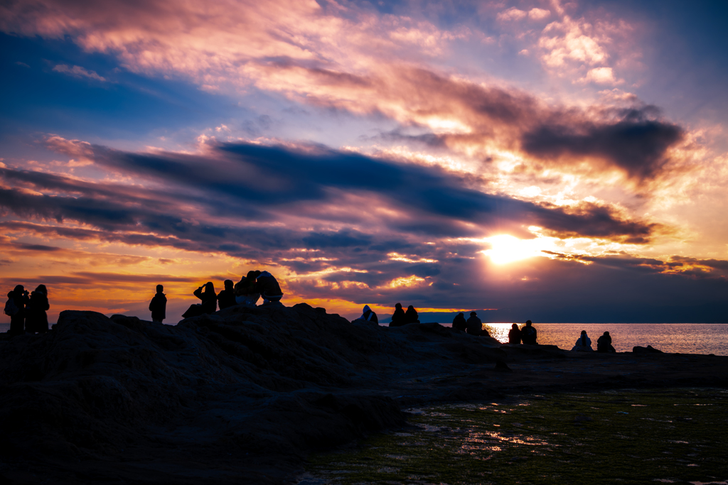 稚児ケ淵の夕焼け①