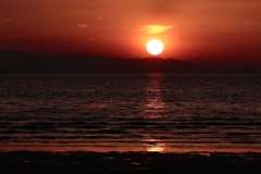 夕日