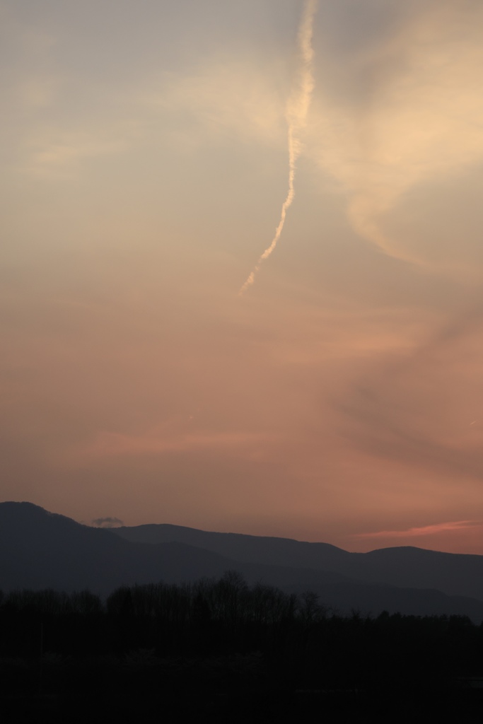 優しい夕景