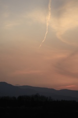 優しい夕景