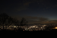 若草山からの奈良市内の夜景