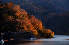 湖畔の秋