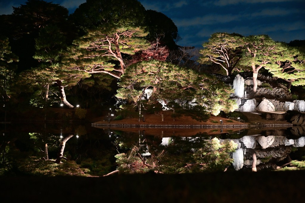 175　六義園　中の島