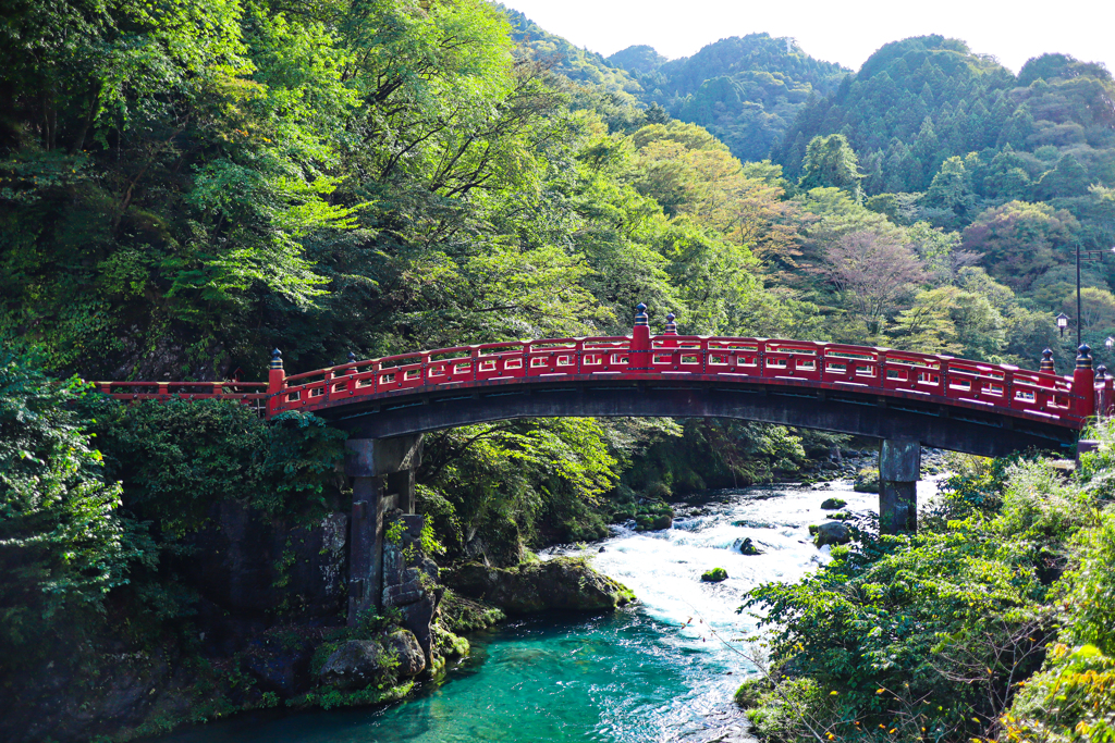 10月初旬　日光　神橋