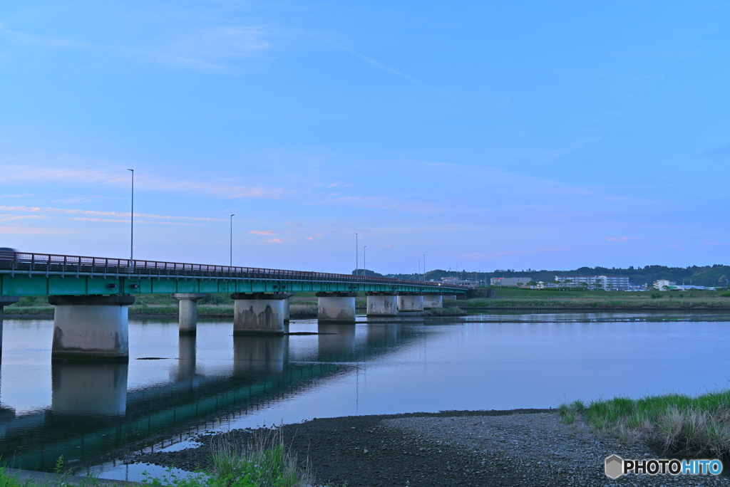 干潮時の小丸川
