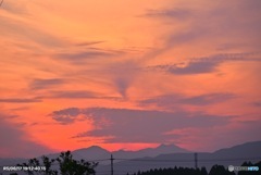 久々の夕焼