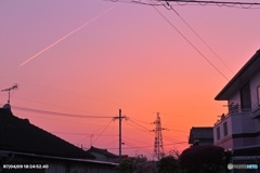 夕焼け…