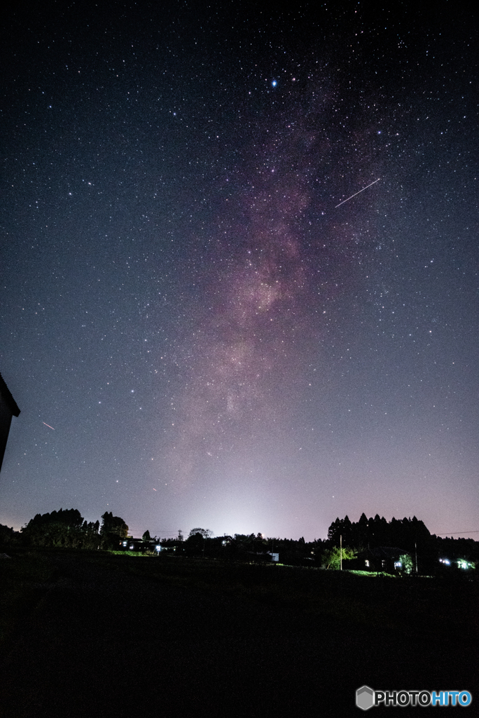 地元の夜空