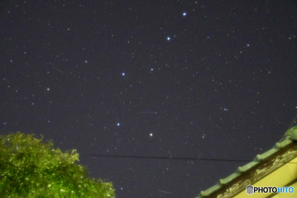 澄んだ夜空