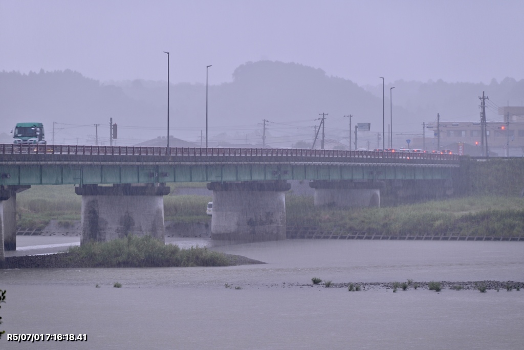 豪雨な日