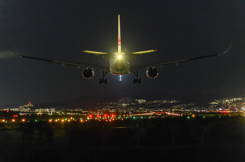 伊丹空港の夜景