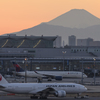 羽田の夕景