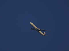 本日の我が家上空　AFR274便