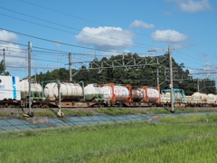 本日の貨車　タンク・タンク・タンク