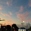 夕焼けの羽田行き