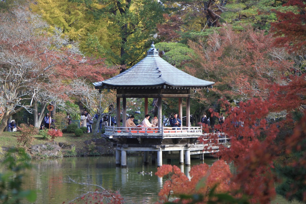 成田山公園　浮御堂