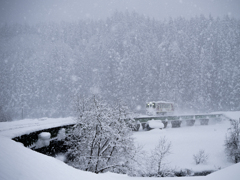 秋田内陸線　小又川鉄橋