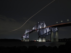 東京ゲートブリッジ　光跡