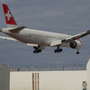 SWISS AIR　白と赤