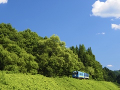 盛夏のローカル線