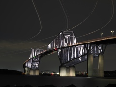 東京ゲートブリッジ　光跡４フライト