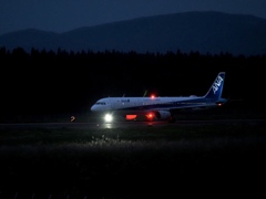 NH723便　到着