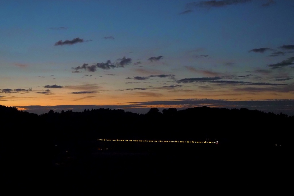 夕陽が落ちて
