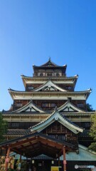 青空と日本のお城