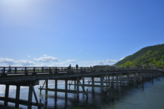 嵐山 朝の渡月橋