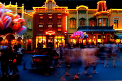 Disney in the night