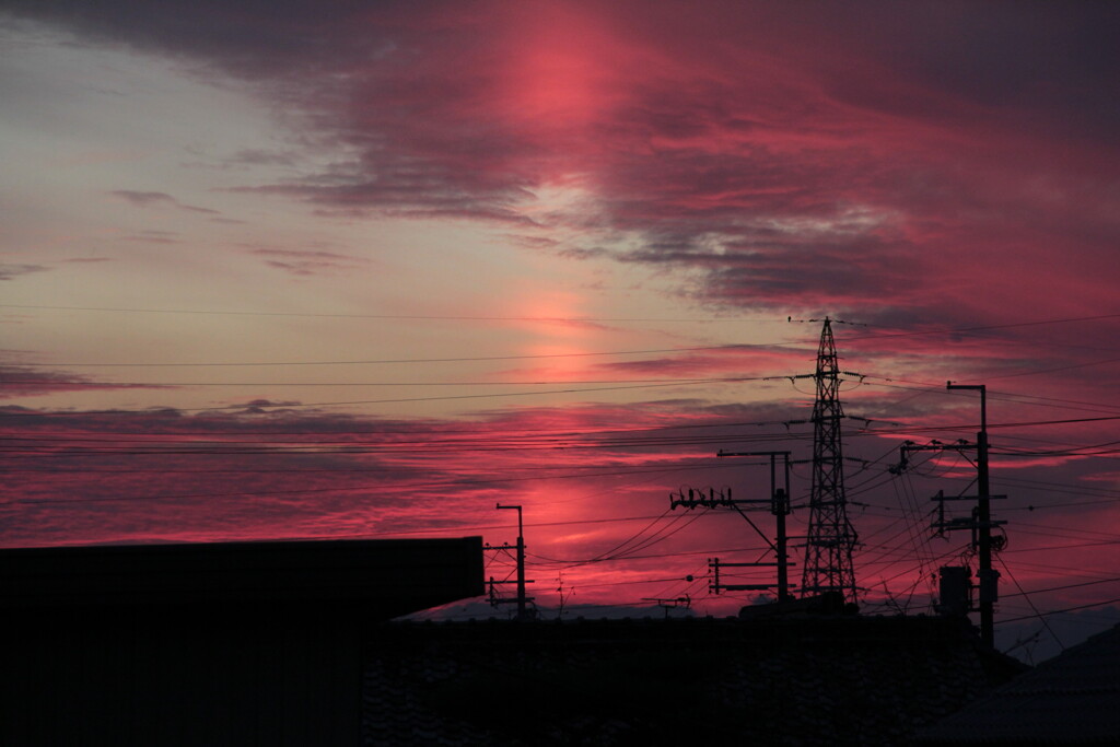 別れの日の夕暮れ