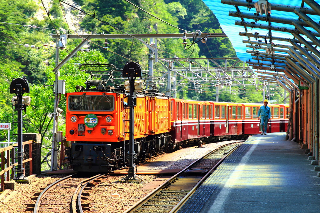 黒部峡谷鉄道トロッコ電車