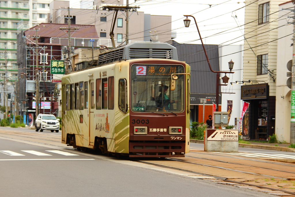 函館市電 3003五勝手屋号【LED表示】