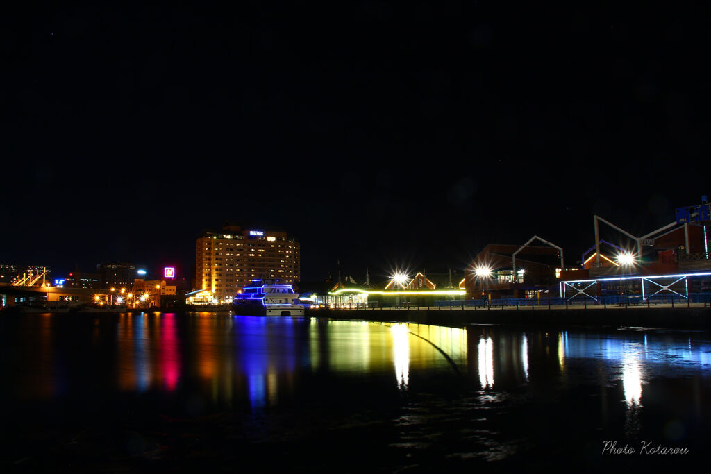 西波止場から見る夜景