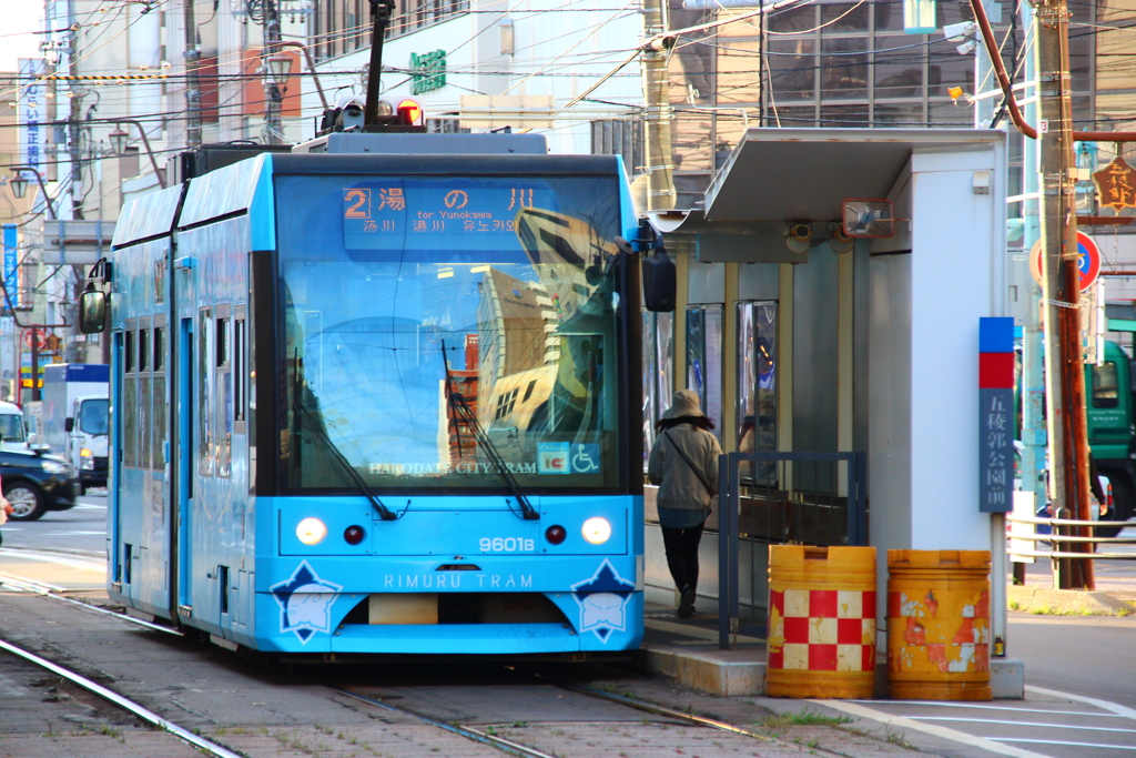 函館市電 9601B らっくる号 転生したらスライムだった件号