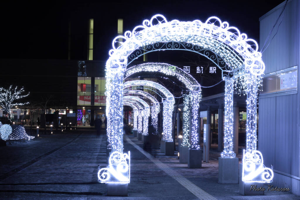 函館駅前クリスマスイルミネーション2014