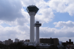 函館のツインタワー