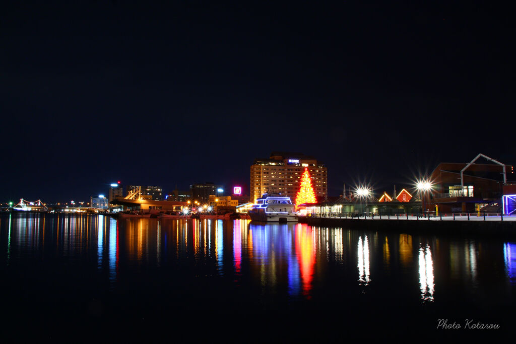 西波止場からの夜景