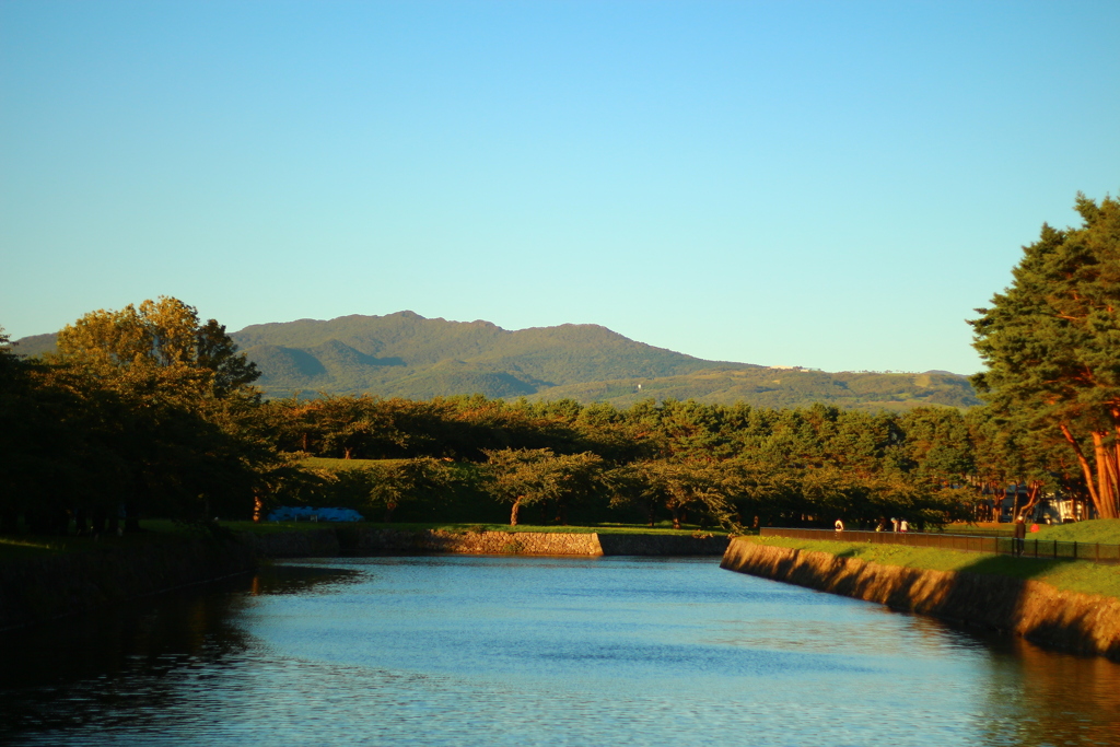 五稜郭公園内から見る風景