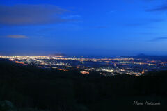 城岱牧場展望台(函館山裏夜景)