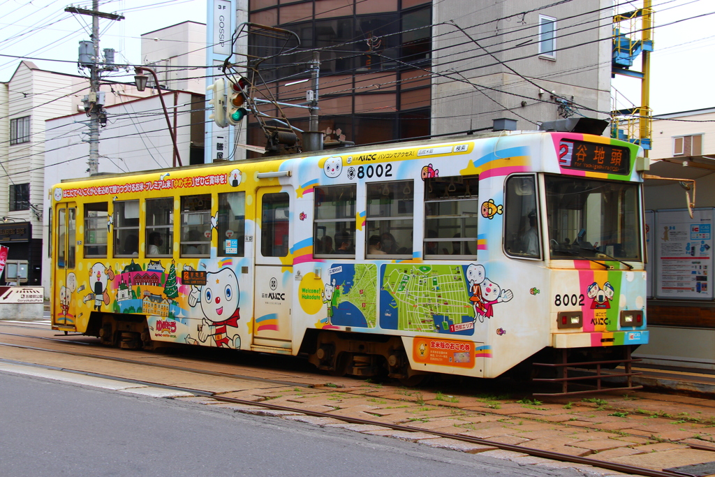 函館市電 8002はこだてべいこく号【LED表示】