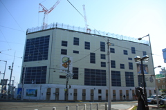 函館駅前ビル『キラリス』建設現場です