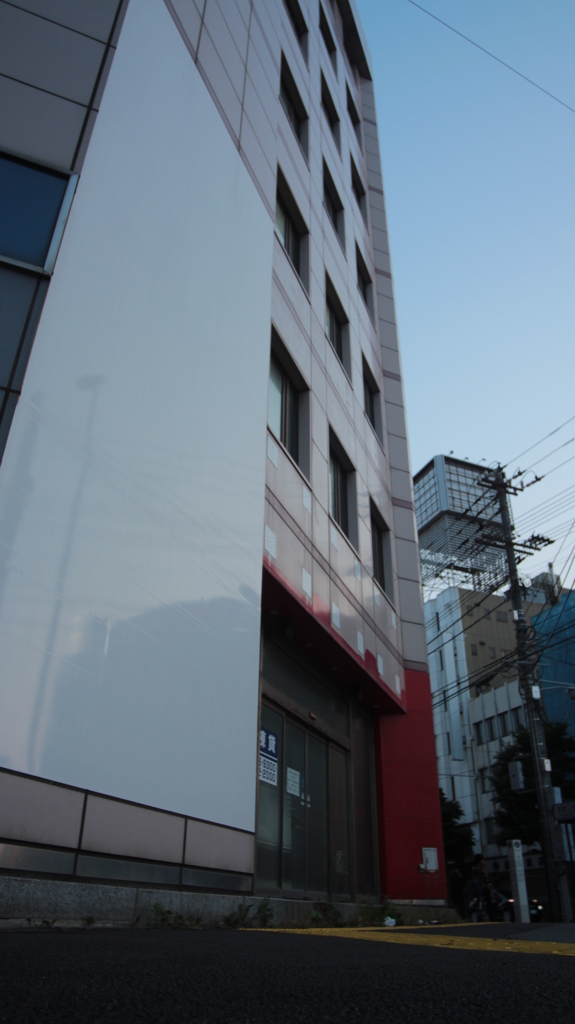 玉光堂松風店跡(閉業後)建物下から