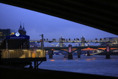 ロンドンの夕景